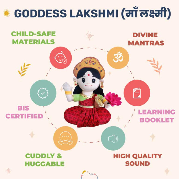 Mantra Singing Baby Lakshmi Soft Toy