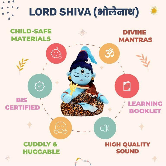 Mantra Singing Baby Shiva Soft Toy