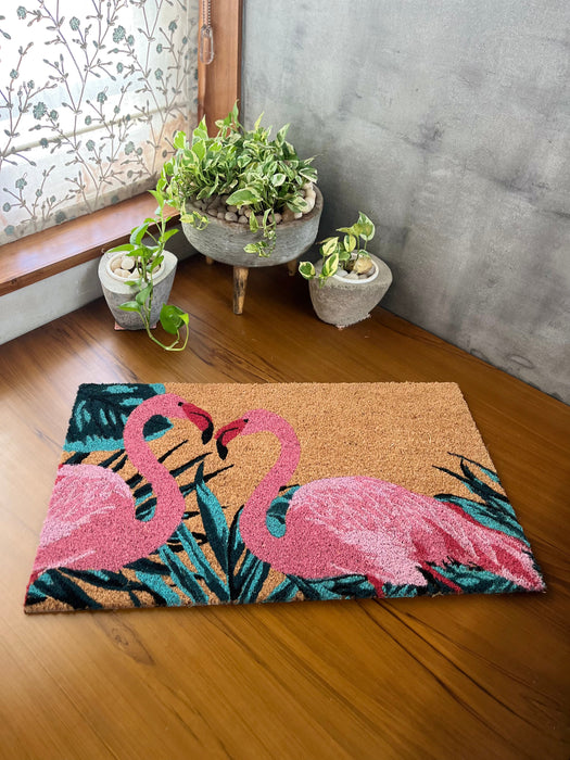 Flamingo Tropical Coir Mat