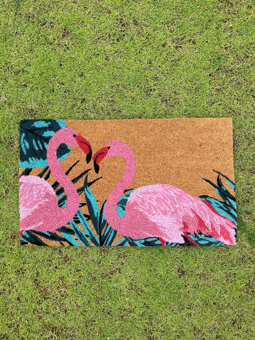 Flamingo Tropical Coir Mat