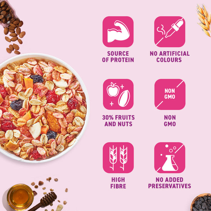 Fruit & Nut Muesli - 30% Exotic Fruits & Nuts