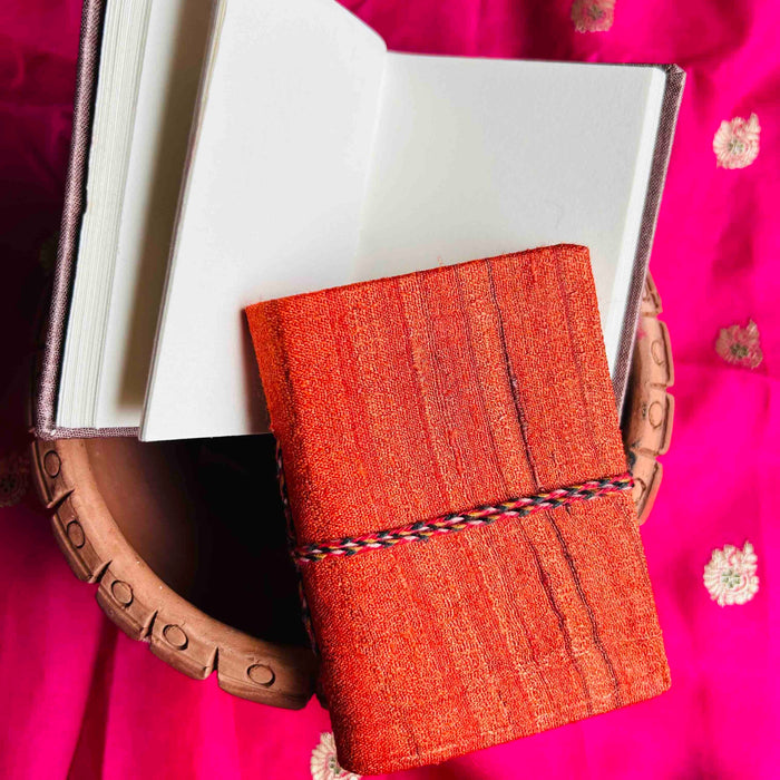 GERUA UPCYCLED HANDLOOM FABRIC POCKET DIARY