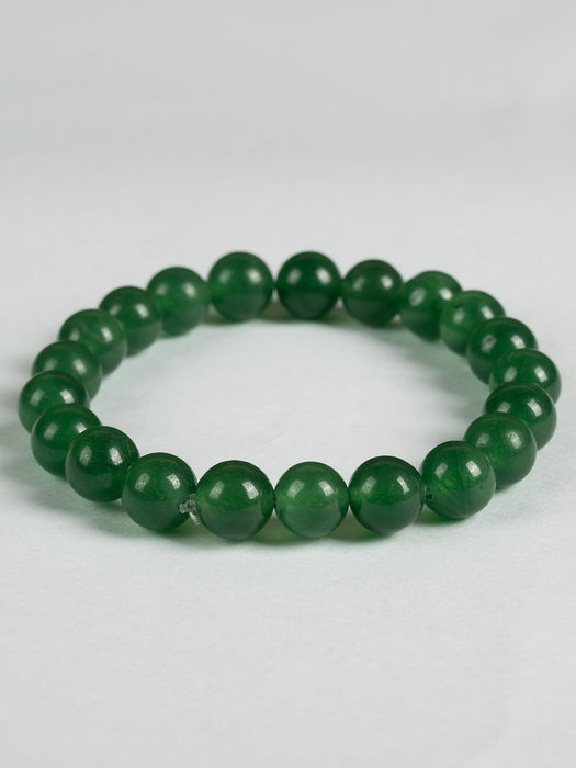 Natural Green Jade Beads bracelet GRJ001-2