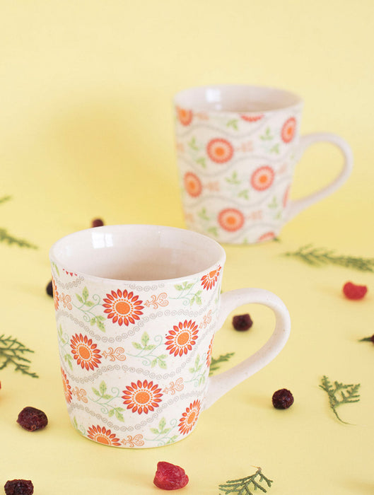 Ceramic Stoneware Gulmohar Mug