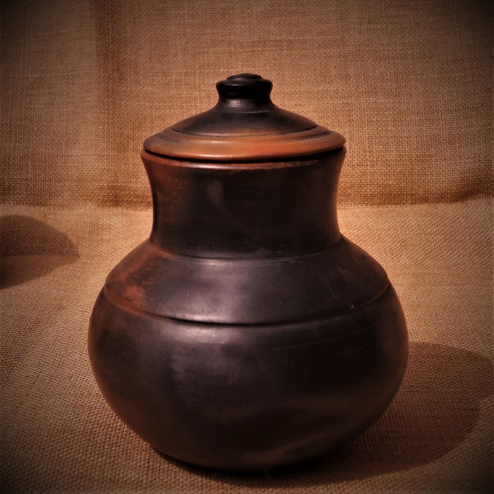 Reduction Fired Small Water Pot Or Lota