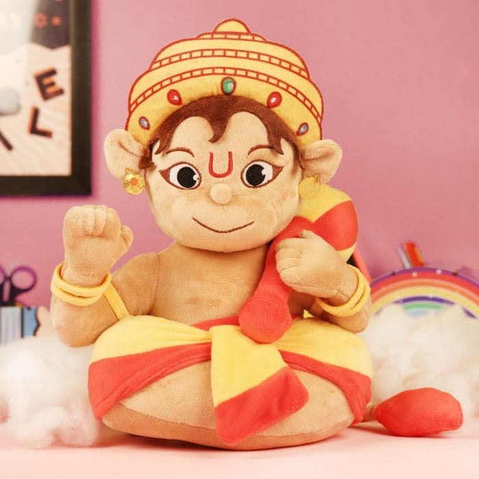 Mantra Singing Baby Hanuman Soft Toy