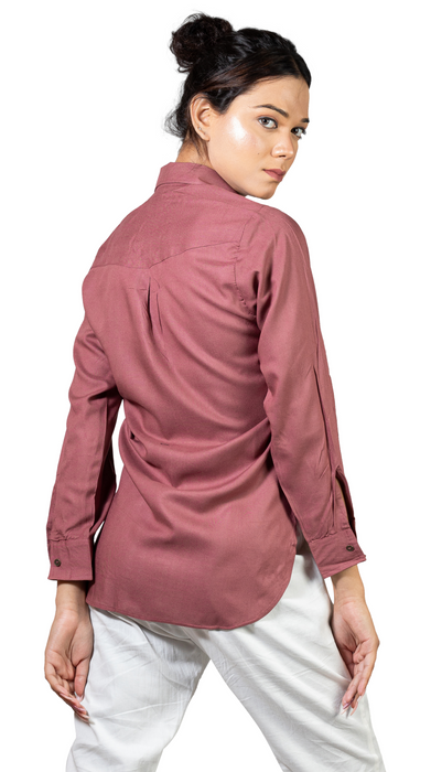 Women Liva Rose Regular Fit Solid Casual Shirt-CK-ROSESOLIDSHIRT