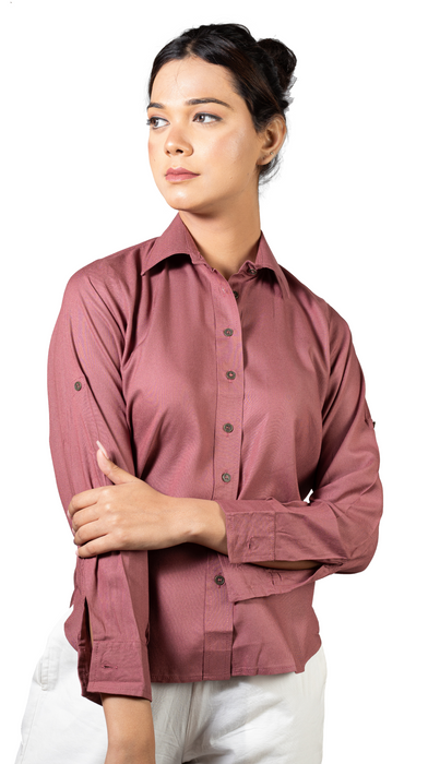 Women Liva Rose Regular Fit Solid Casual Shirt-CK-ROSESOLIDSHIRT