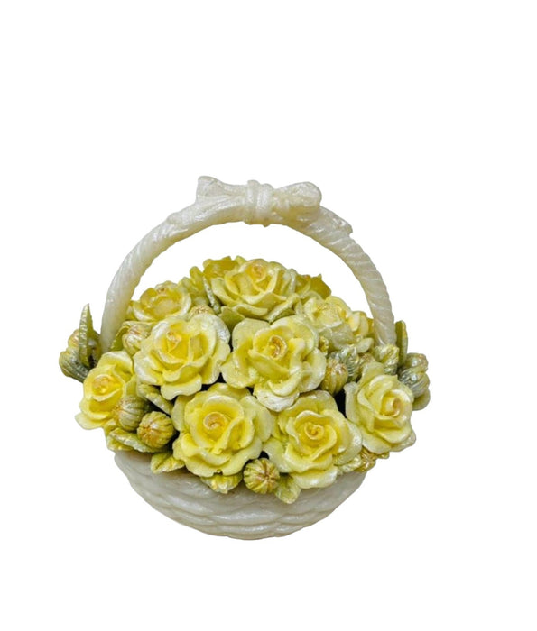 Dandelion-Floret Round Basket