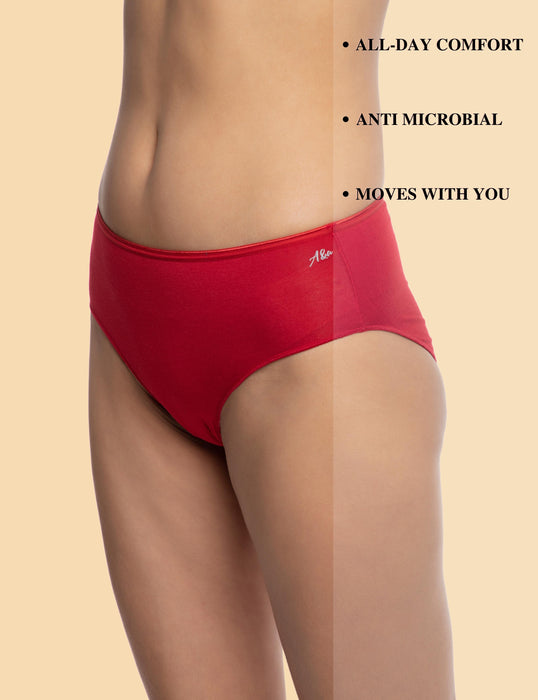 Bamboo Micro Modal | Anti Bacterial | Women Hipster | Premium Panty | 3X moisture wicking | 50 Wash Guarantee | Pack of 2