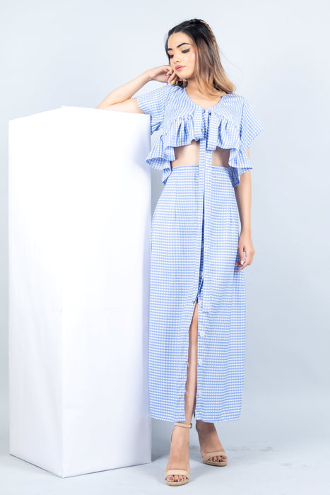 CORNFLOWER BLUE SUMMER CO-ORD SET