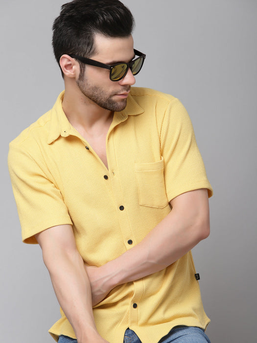 Sunshine - Waffle Knit Shirt