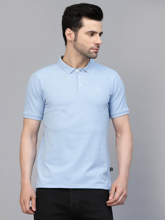 Cotton Solid Half Sleeves Polo T-Shirt