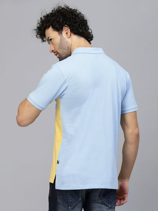 Sleek Colorblock Polo T-Shirt