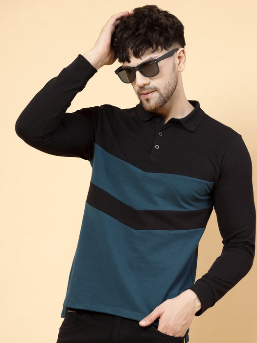 Block Tone Polo T-shirt