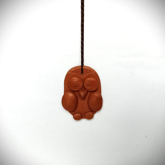 Handcrafted Terracotta Owl Charm