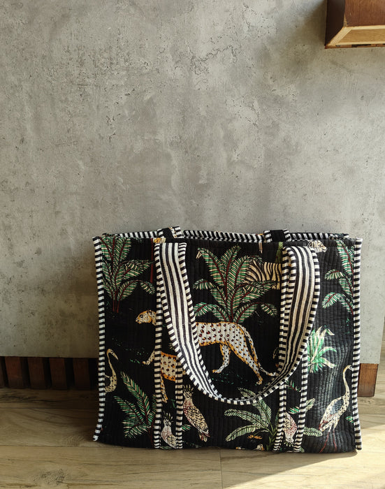 Jungle Joy Tote (Black)