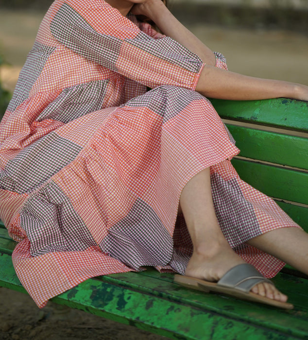 Gingham Fit n Flare Dress