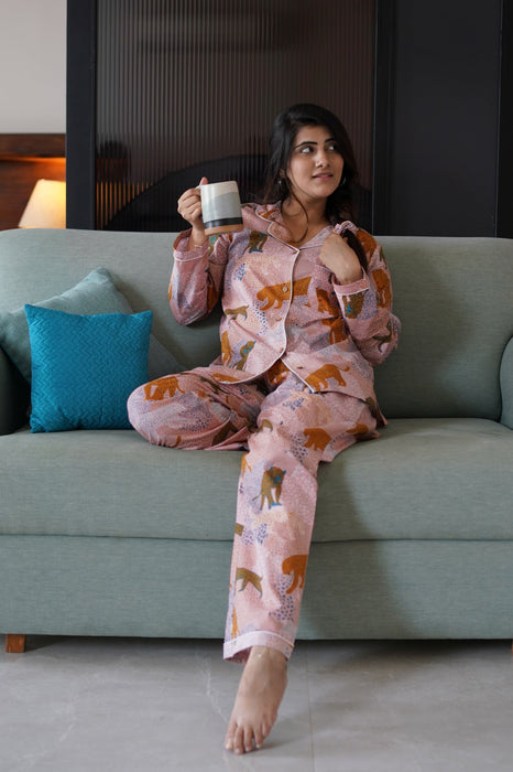 Pink Panther Pj set (with matching scrunchy)