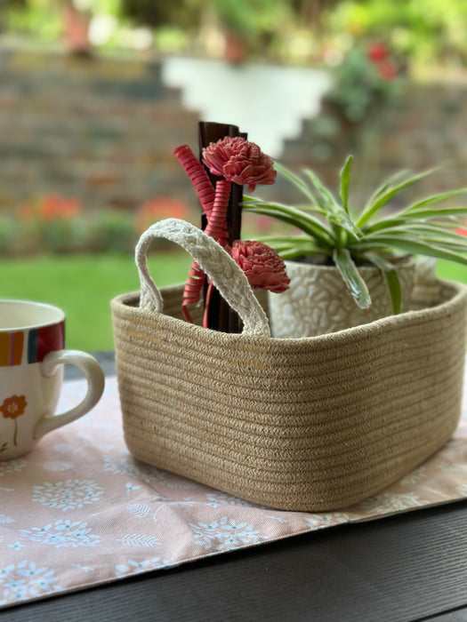 Boho Square Basket