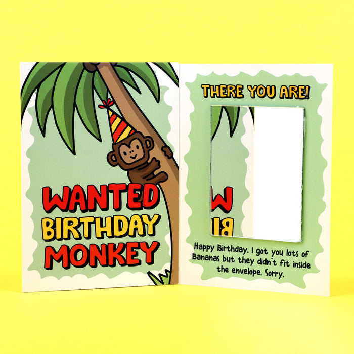 Birthday Monkey Card