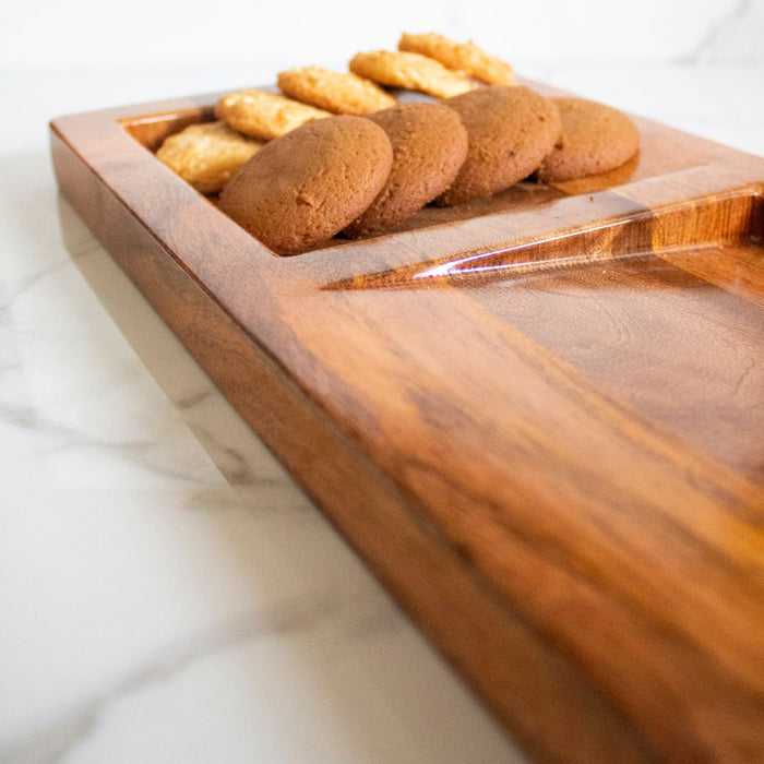 Wooden Oblique Mango wood Platter