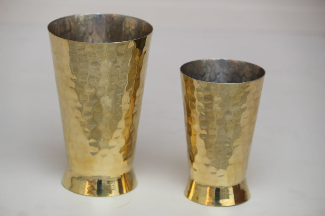 Brass Glass [ Hammered ]