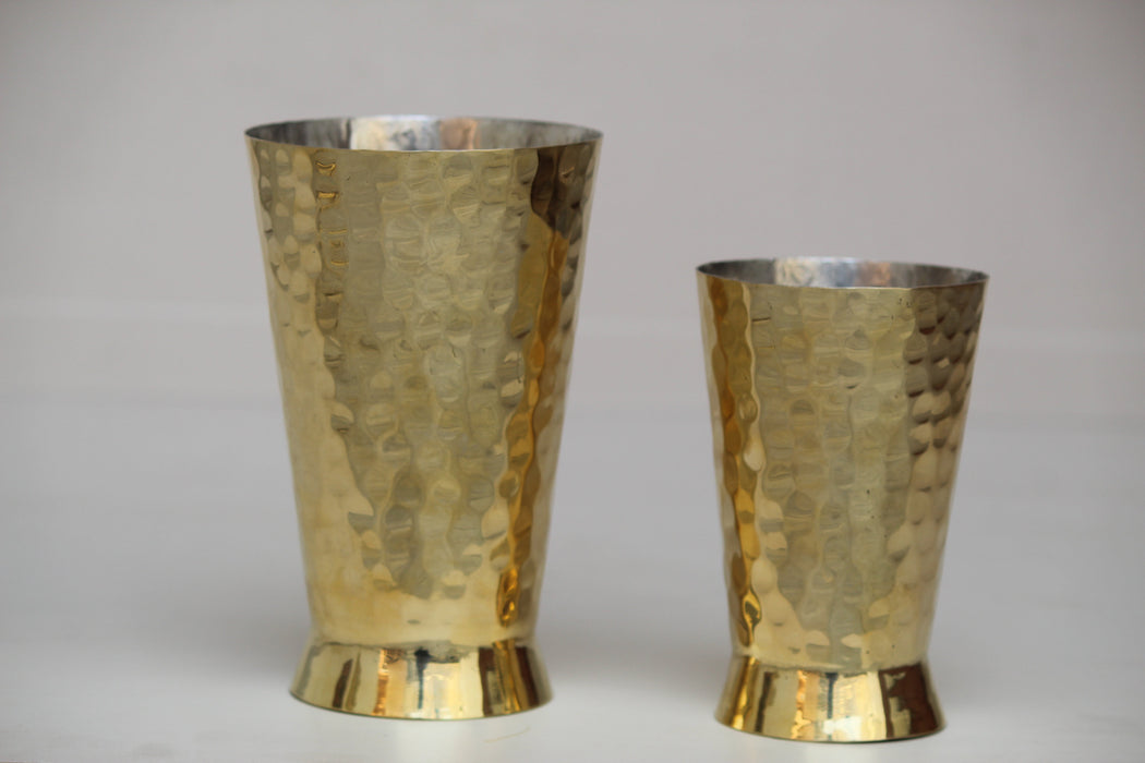 Brass Glass [ Hammered ]