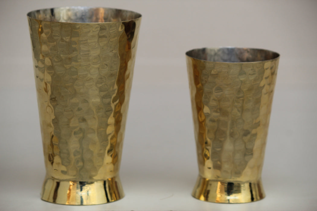 Brass Glass [ Hammered ]