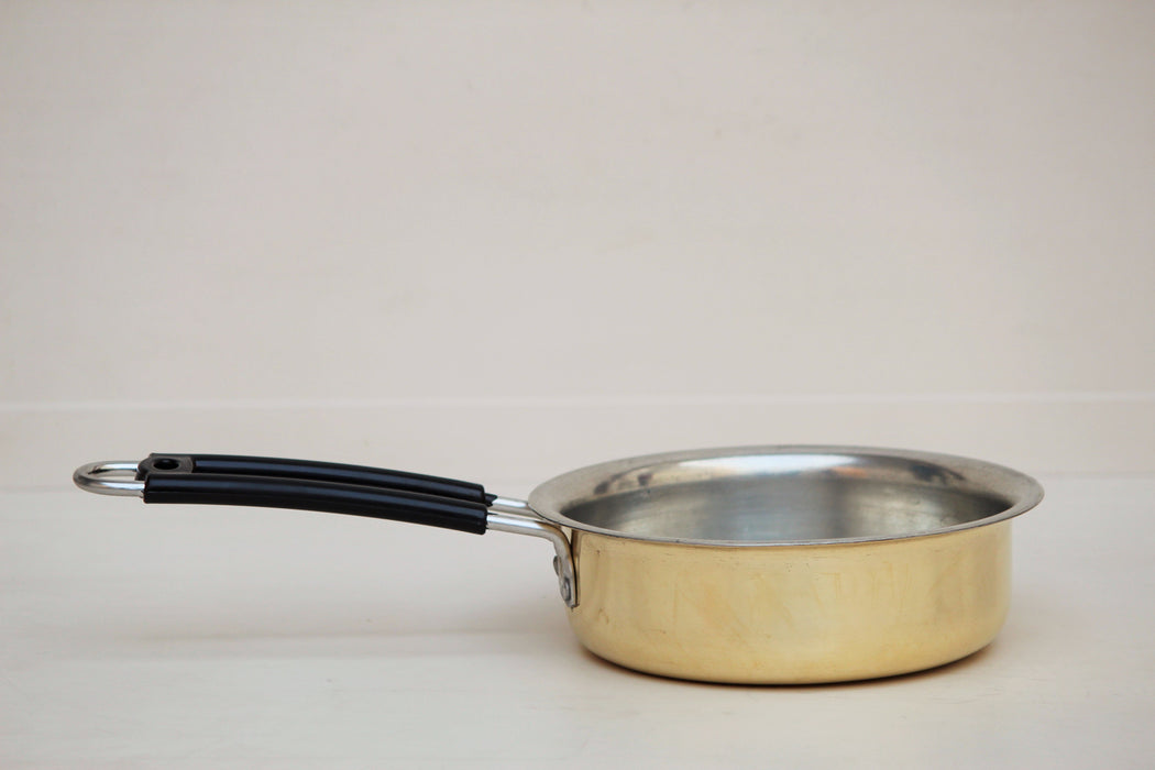 Brass Fry Pan With  Kalai