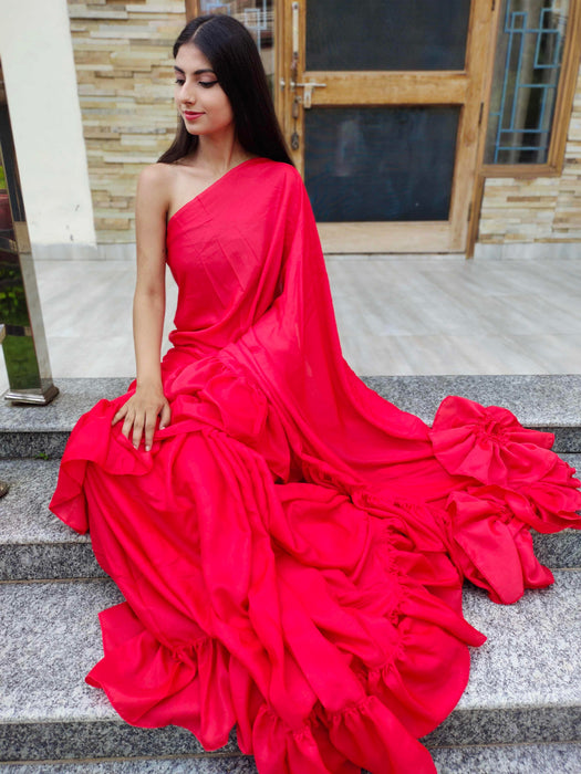 Rylie Ruffle Saree