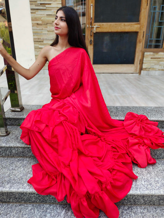 Rylie Ruffle Saree