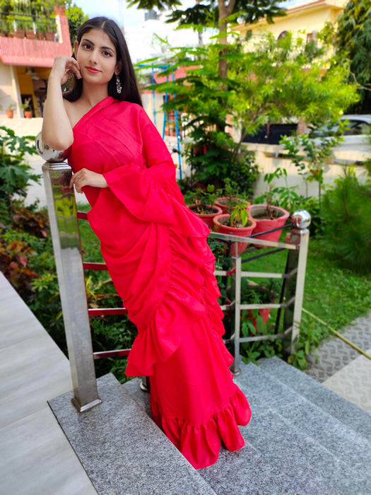 Rylie Ruffle Saree