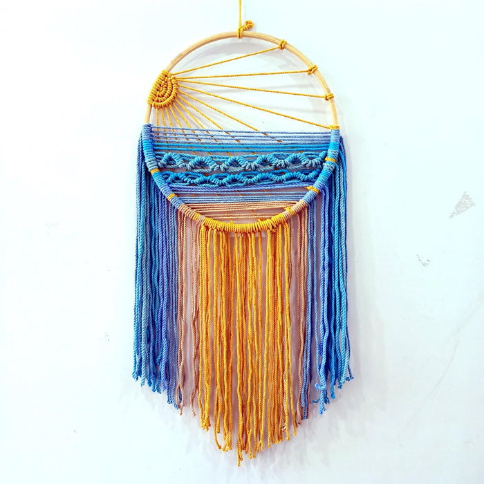 Cosmic Sunrise Macrame Wall Decor