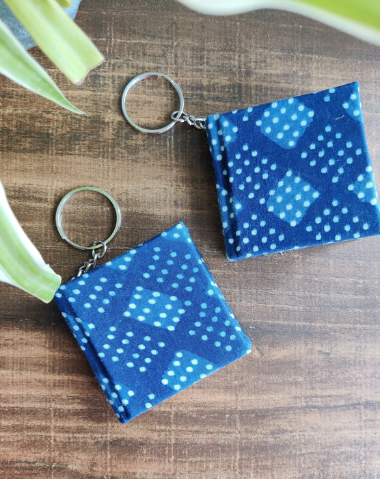 Diamond Indigo Key chain Diary