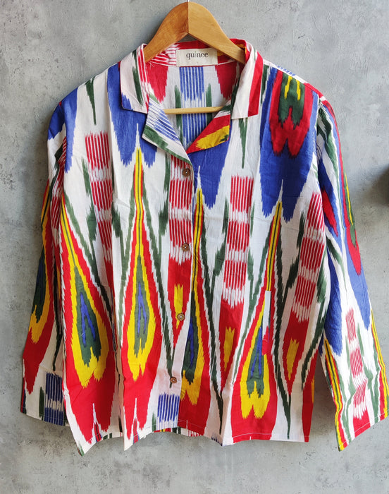 Ikat Love Jacket style Shirt