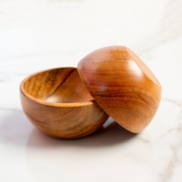 Wooden Baby Bowls (Set of 2)