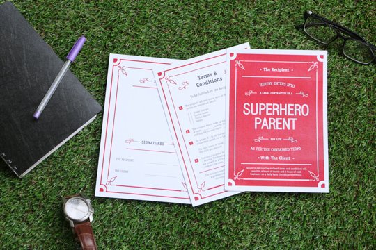 SuperHero Parent Contract