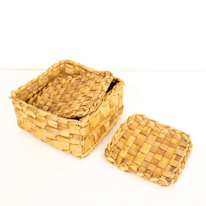 Sq. Weave Coasters