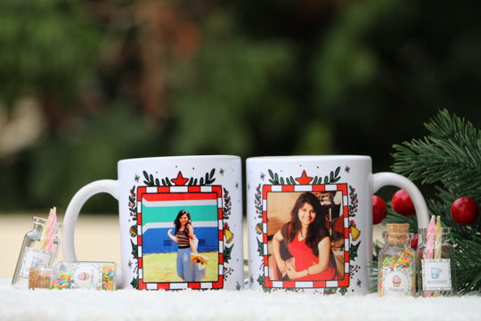 Christmas Cake Mugs