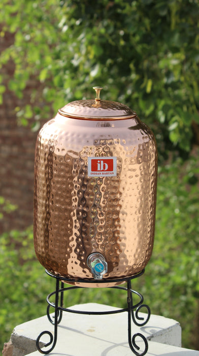 Copper Water Dispenser Hammered