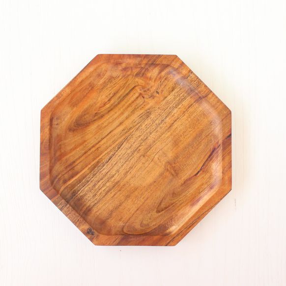 Wooden The Octagonal Platter