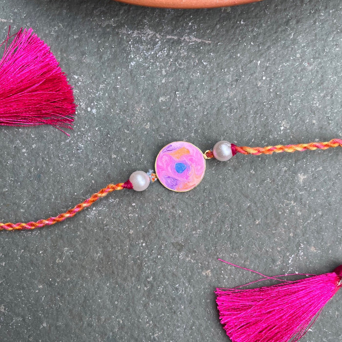 Full Moon Rakhi & Lumba Set