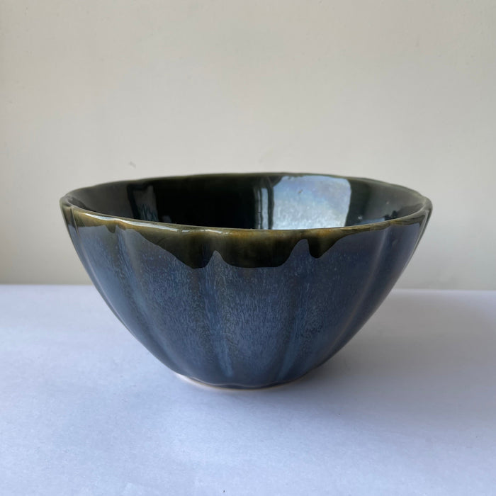 Ceramic Deep Green Serving Bowl