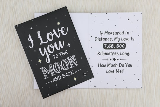 Moon and Back Card