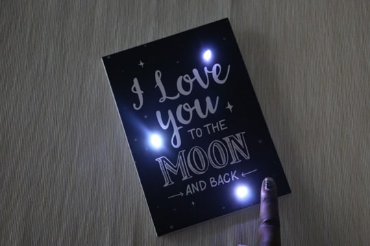 Moon and Back Card