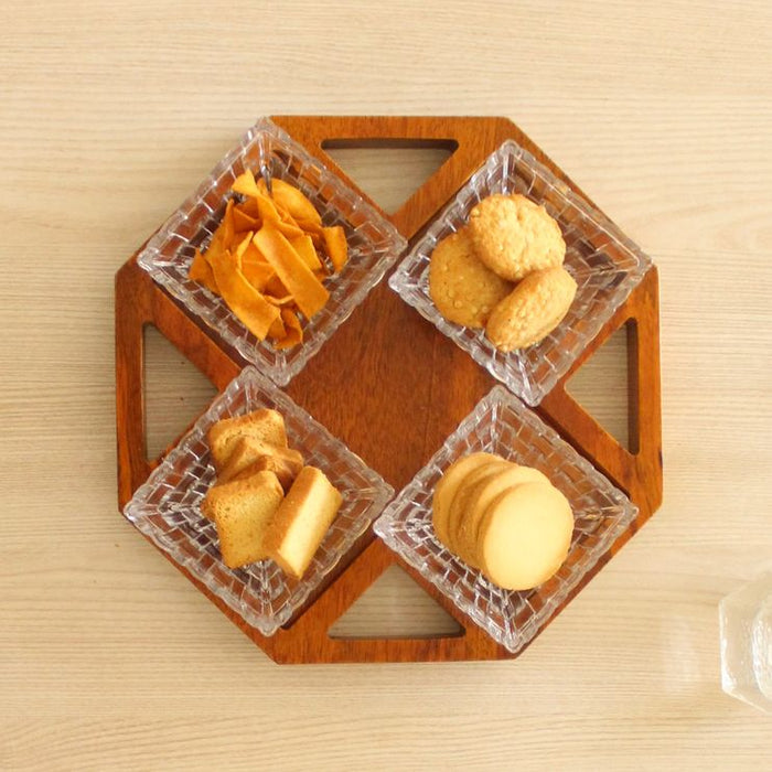 Wooden Octagonal Platter and Tray 2.0