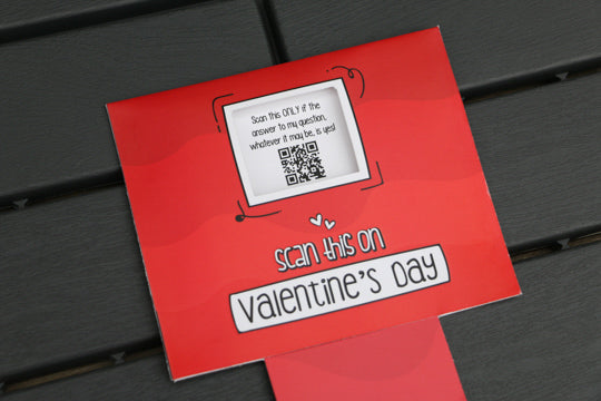 QR Valentine Proposal Card