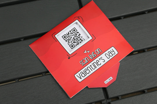 QR Valentine Proposal Card