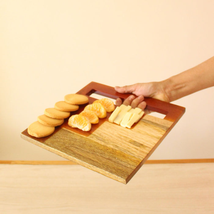 Wooden Staircase Mango Wood Cheese Platter